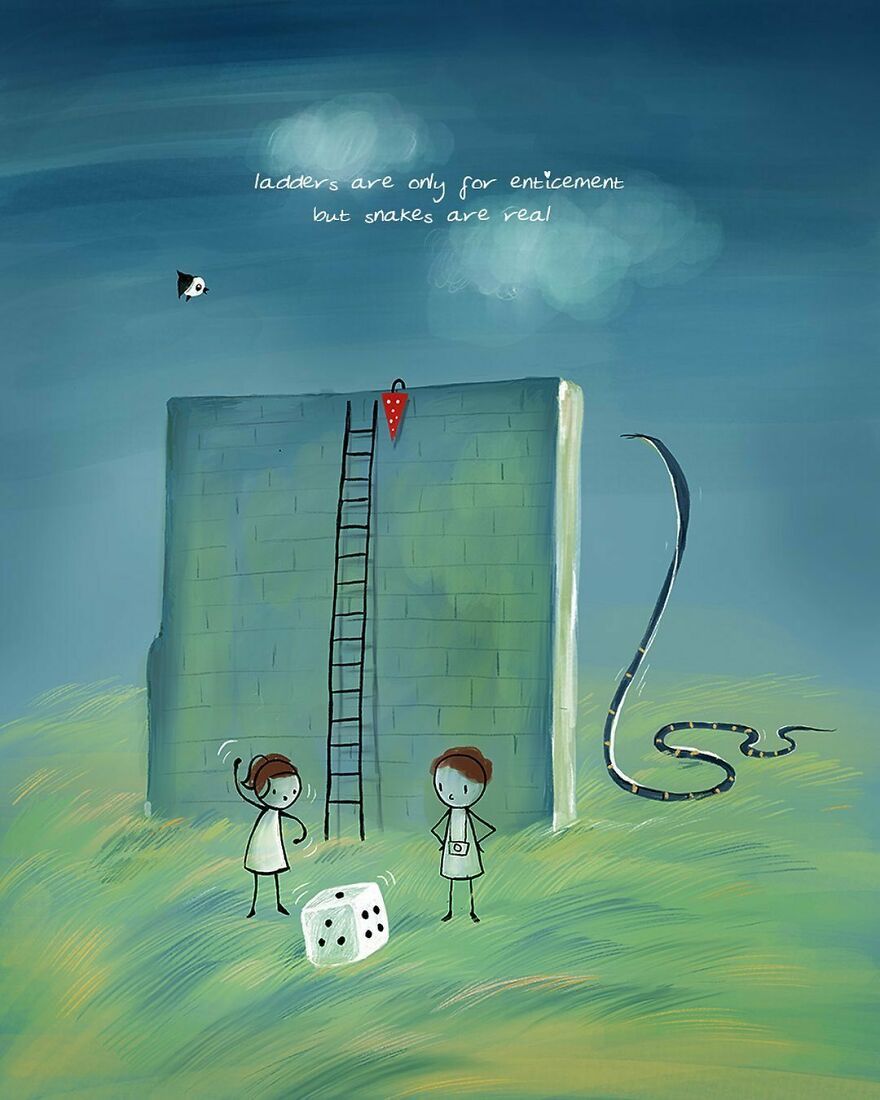 Indian Artist Make Beautiful Surreal Illustrations About Love And Life