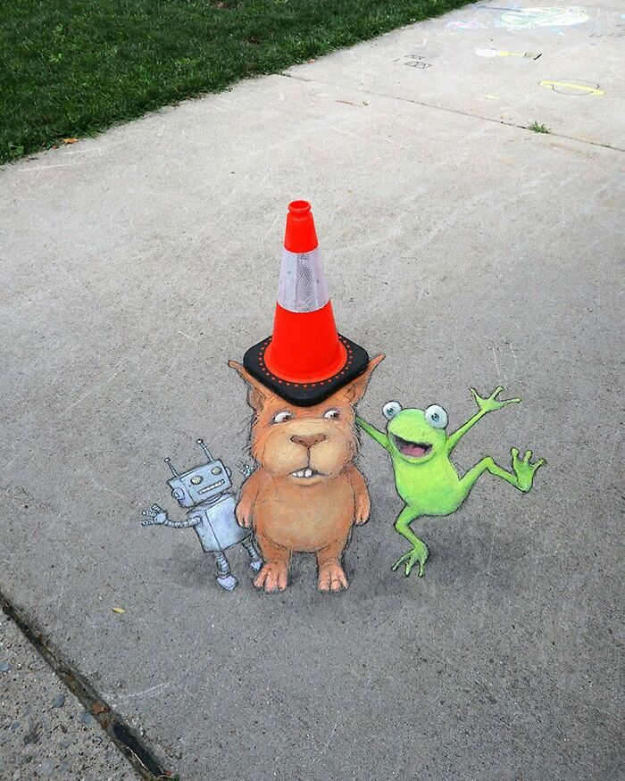 Artist Manages To Extract Life From The Streets And Walls In An Improvised And Joyful Way (New Pics)