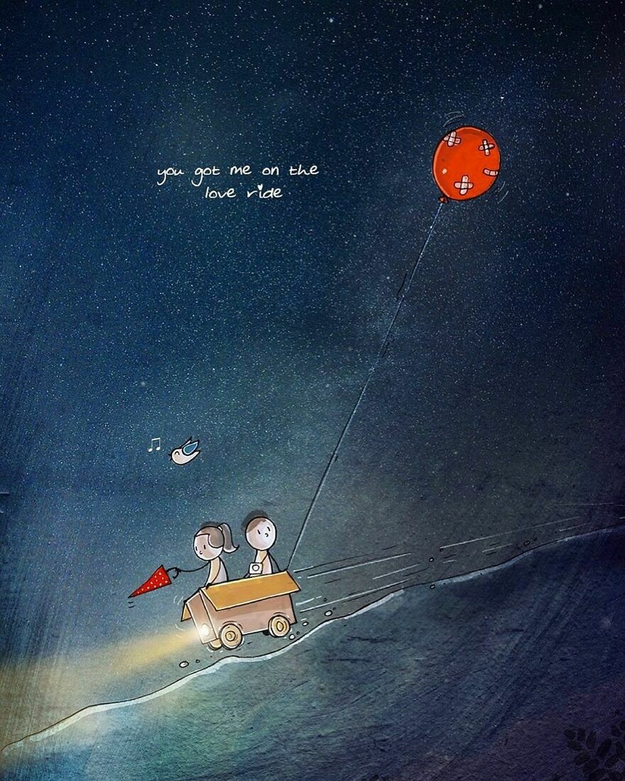 Indian Artist Make Beautiful Surreal Illustrations About Love And Life