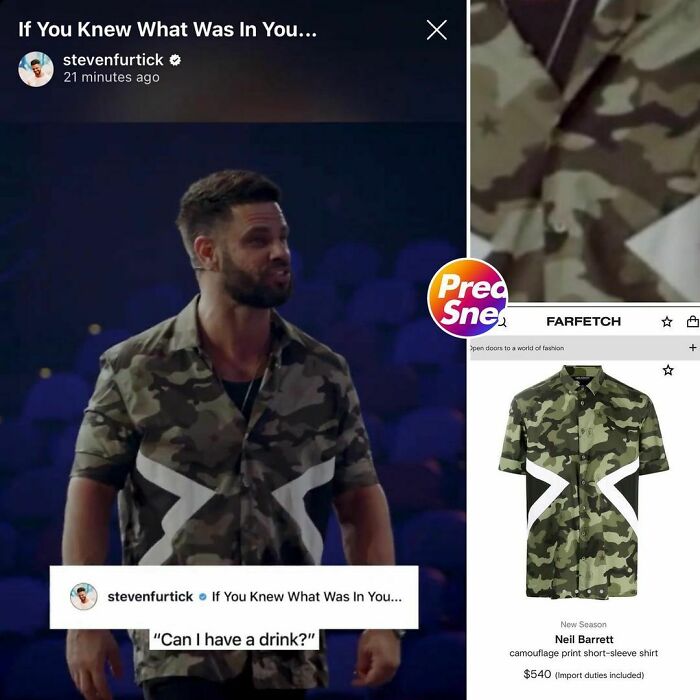 2020 Makin Me Ask The Same Thing On The Daily. Neil Barrett Shirt, $540