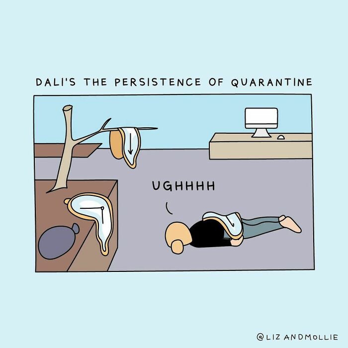 When Art Imitates Life. I’m Ready To Travel And See My Family And Have My Friends Over For Indoor Dinner Again K Thx