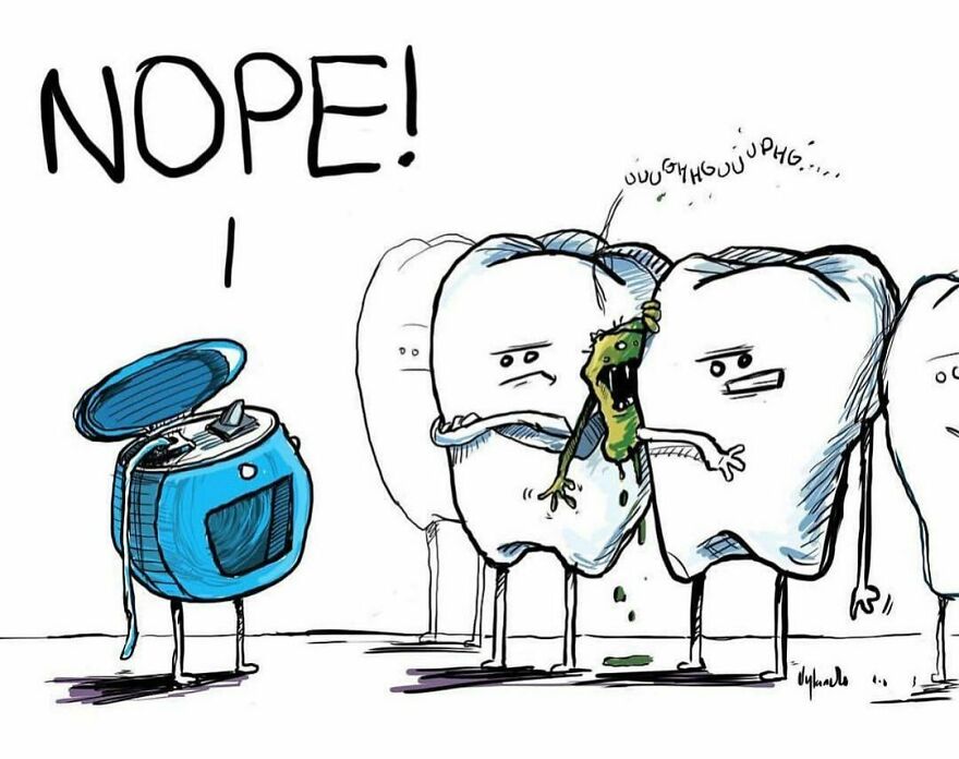 Floss! Before It Gets Ugly. #thedailydunc 🦷