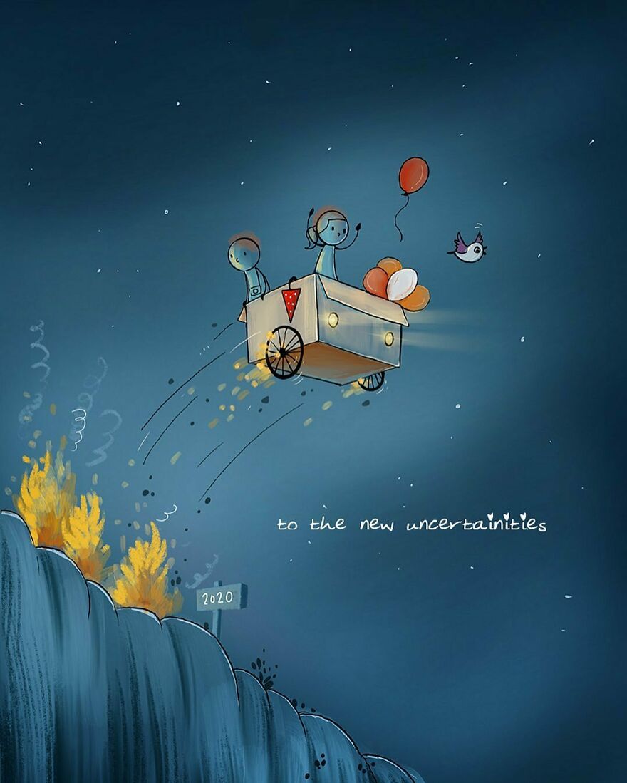 Indian Artist Make Beautiful Surreal Illustrations About Love And Life