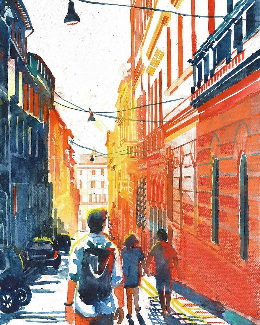 Bar And Restaurant In Rome