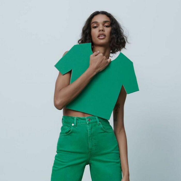 When The Useless Intern Forgot To Bring The Actual T-Shirts To The Shoot And You Have To Improvise, A Series