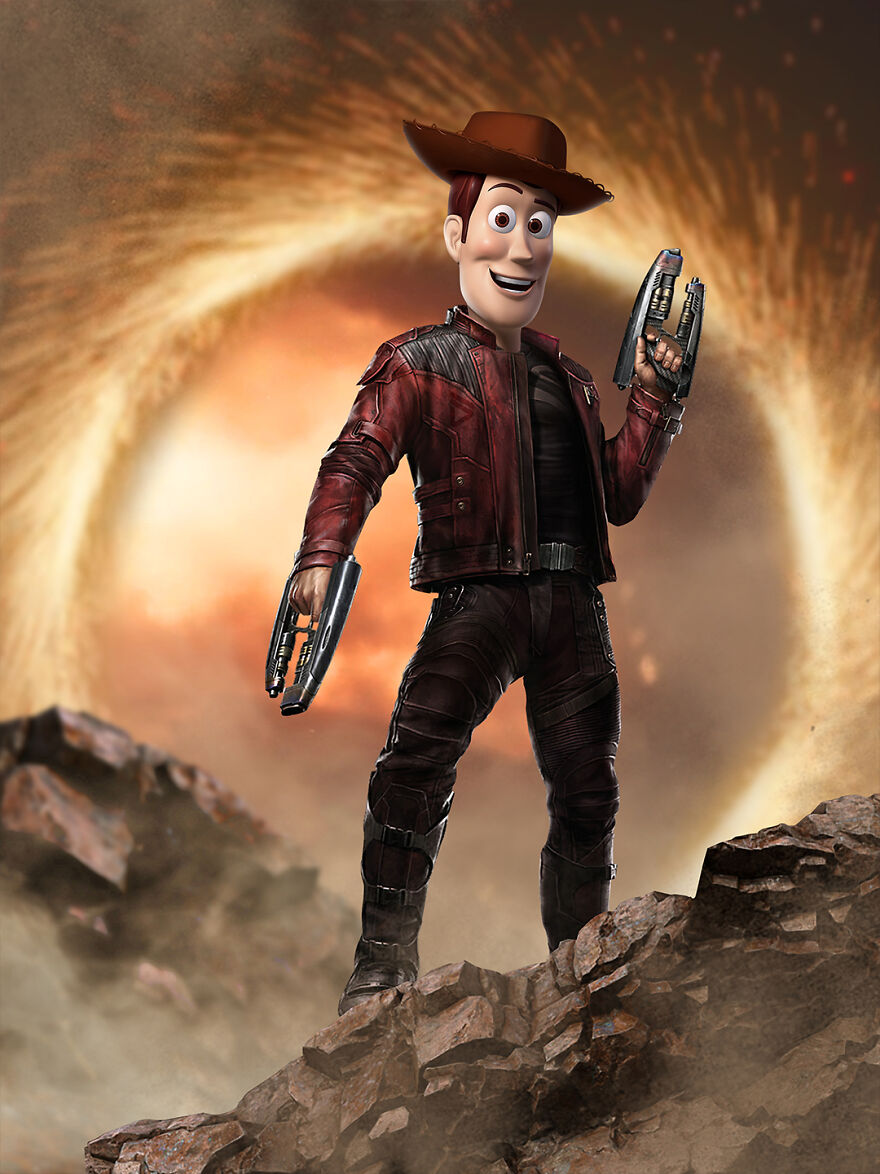 Star Lord And Sheriff Woody