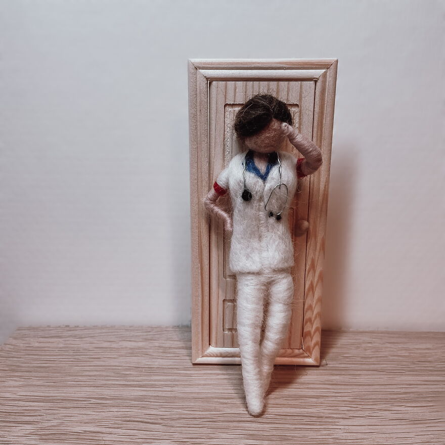 I Create Wool People For A Living