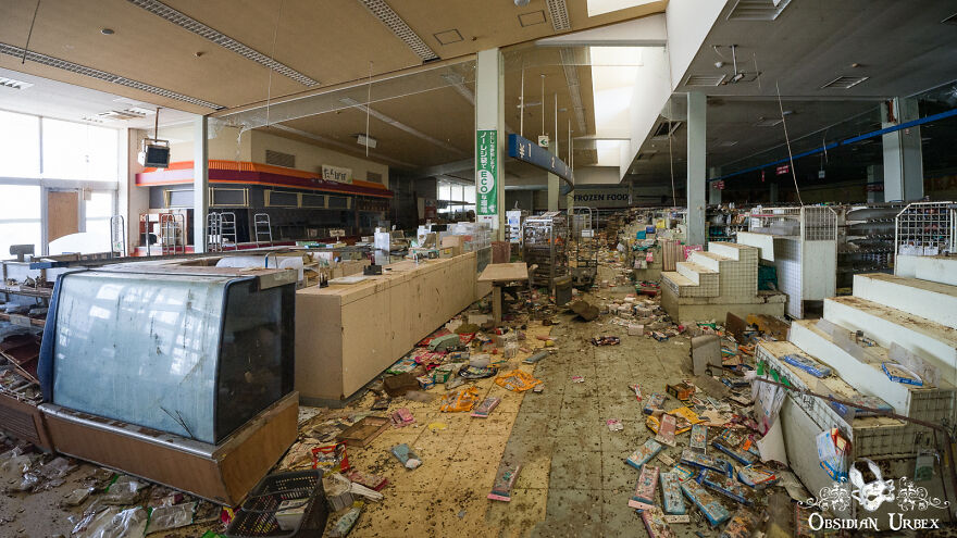 The Air Inside This Abandoned Supermarket Was Musty And Stale