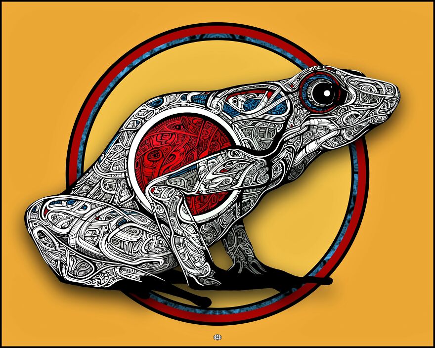 My 6 Drawings Of Mandala Frogs