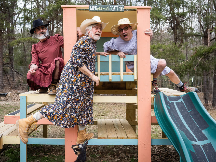 The Goochland Goat Girls - #targetdresschallenge