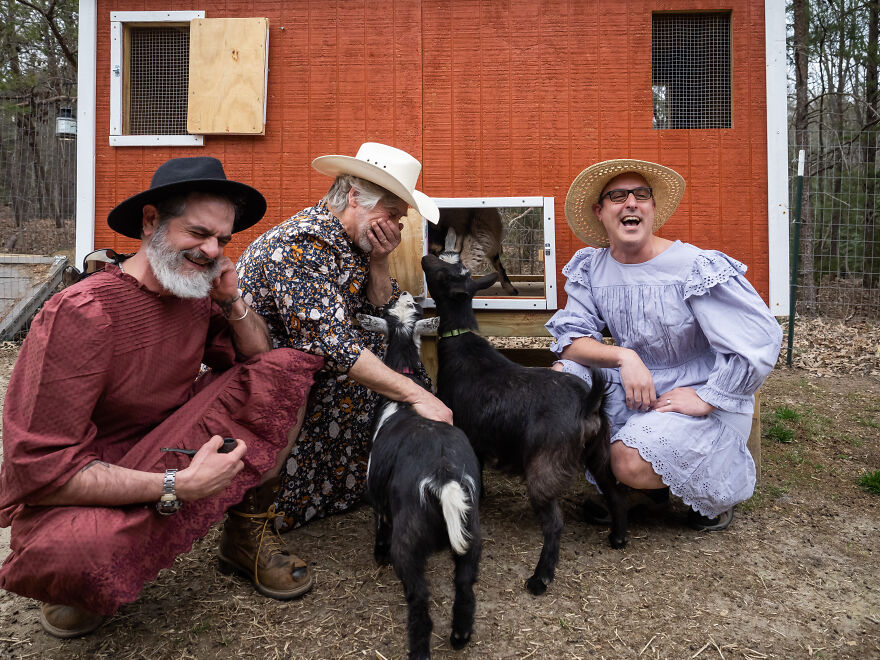 The Goochland Goat Girls - #targetdresschallenge