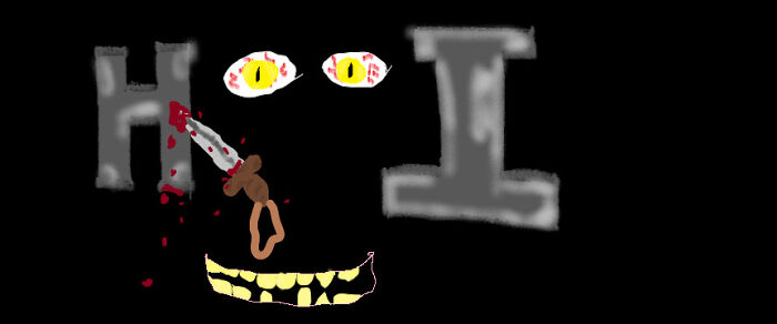 Creepiest And Best Thing I Have Ever Drawn.