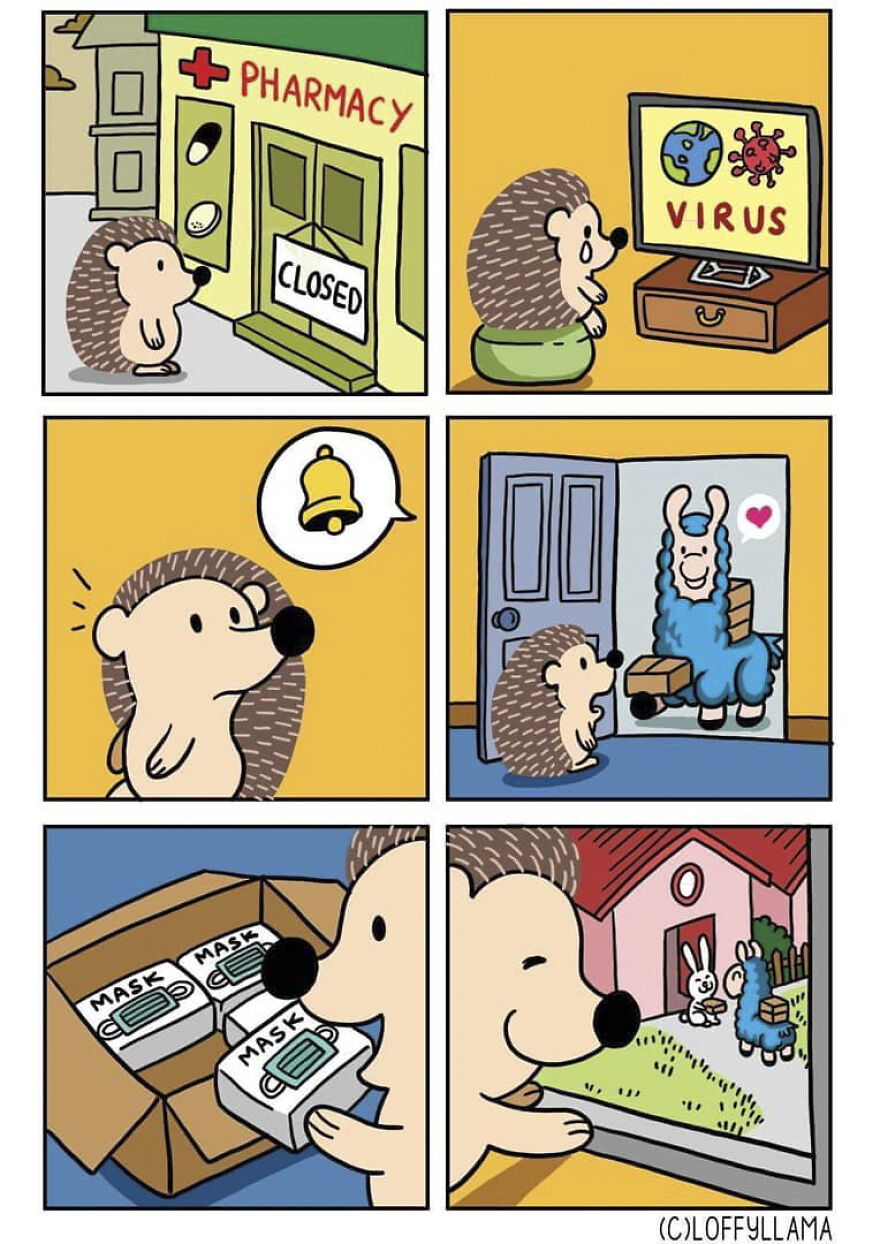 I Create These Adorable Animal Comics To Brighten Your Day(20 New Pics)