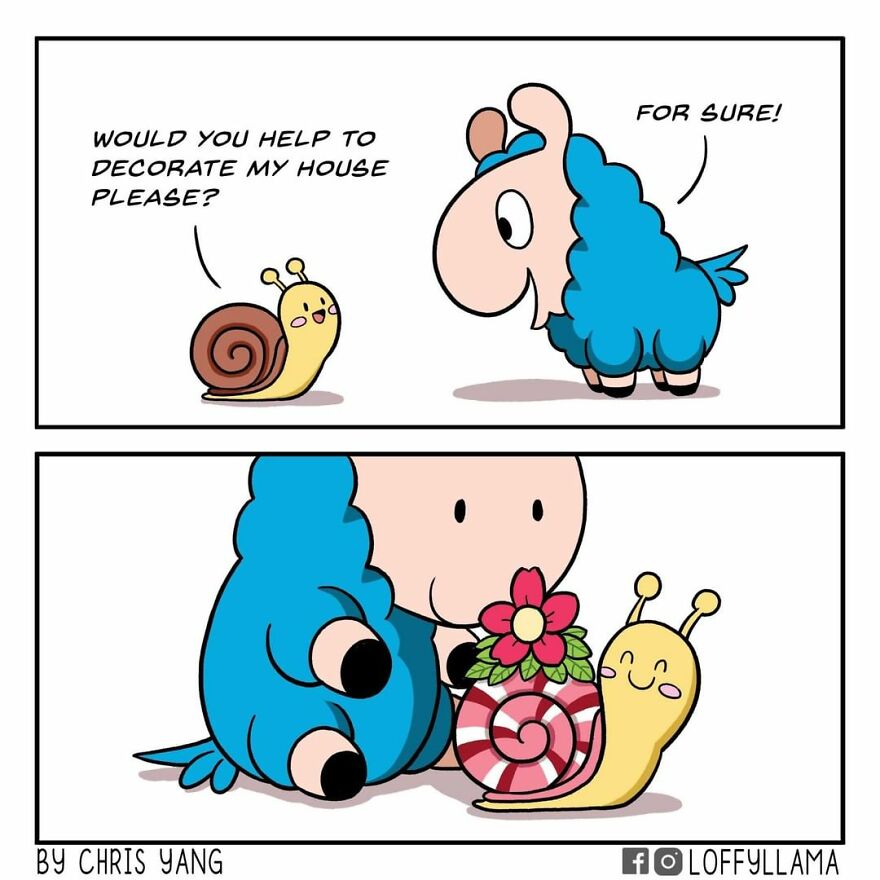 I Create These Adorable Animal Comics To Brighten Your Day(20 New Pics)