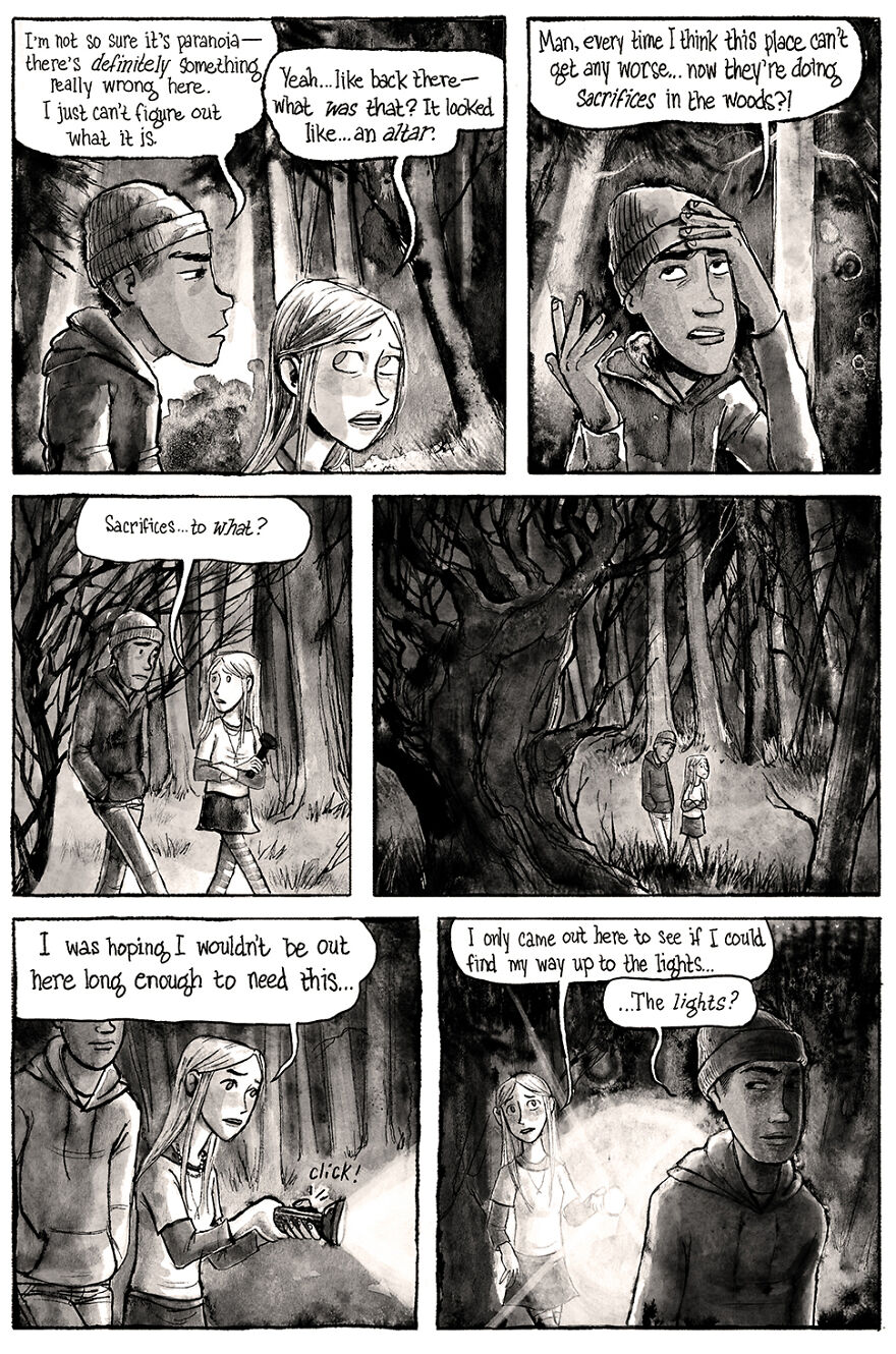 I'm Creating A Dark Comic Series That's Full Of Creepy Small-Town Secrets (Part 2 Of My Horror Webcomic) I'm Creating A Dark Comic Series That's Full Of Creepy Small-Town Secrets (Part 2 Of My Horror Webcomic)