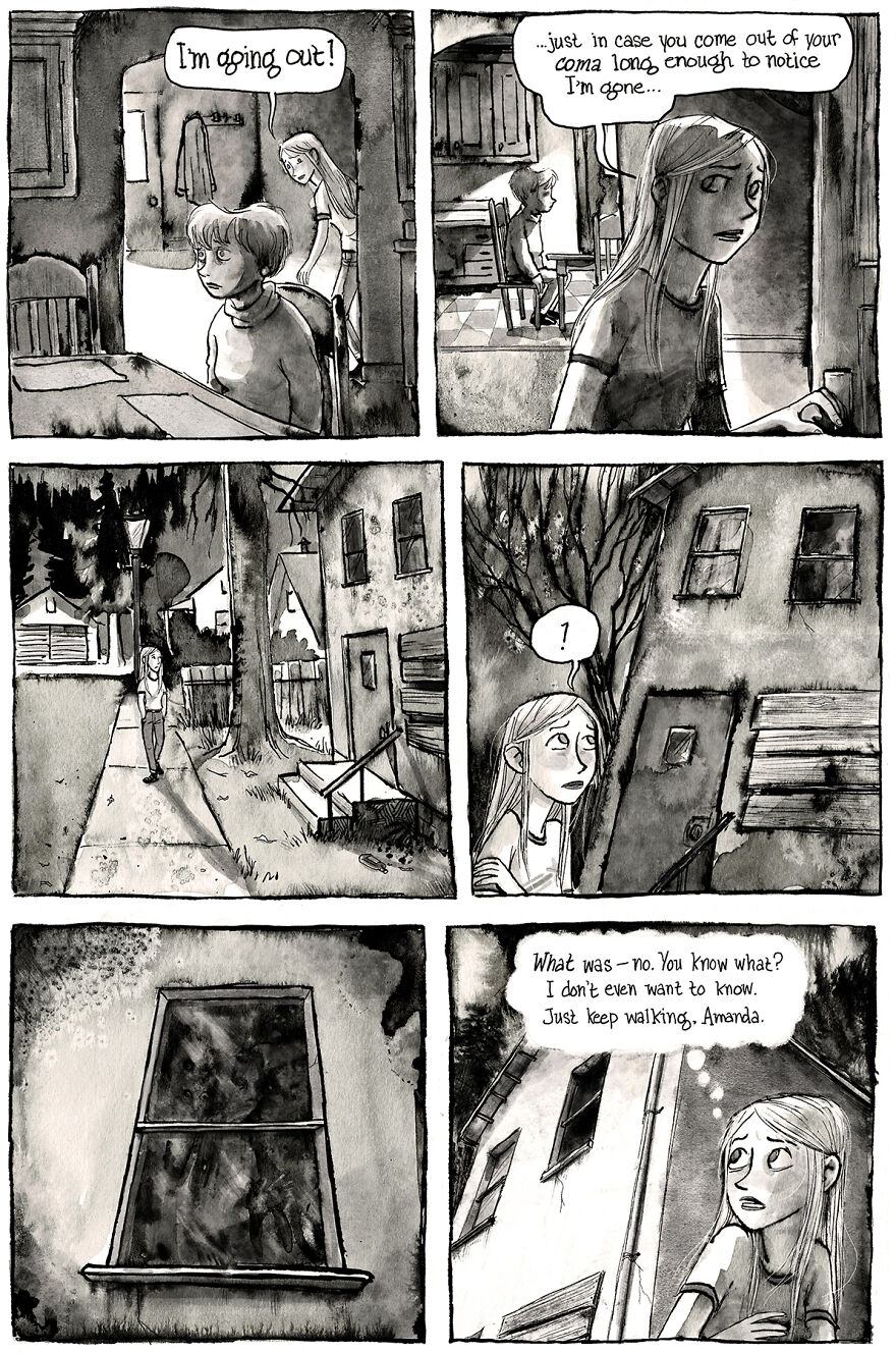 I'm Creating A Dark Comic Series That's Full Of Creepy Small-Town Secrets (Part 2 Of My Horror Webcomic) I'm Creating A Dark Comic Series That's Full Of Creepy Small-Town Secrets (Part 2 Of My Horror Webcomic)