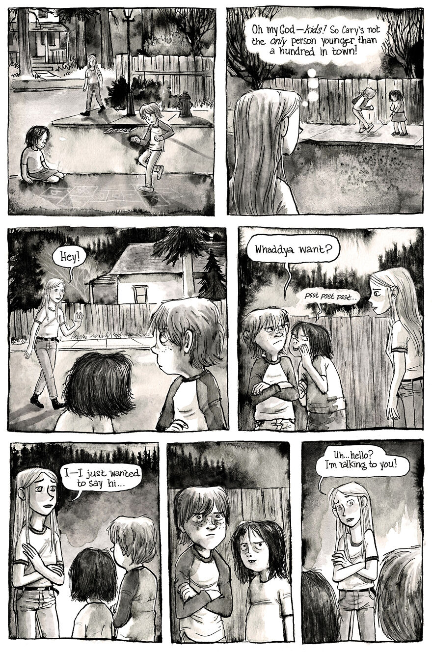 I'm Creating A Dark Comic Series That's Full Of Creepy Small-Town Secrets (Part 2 Of My Horror Webcomic)