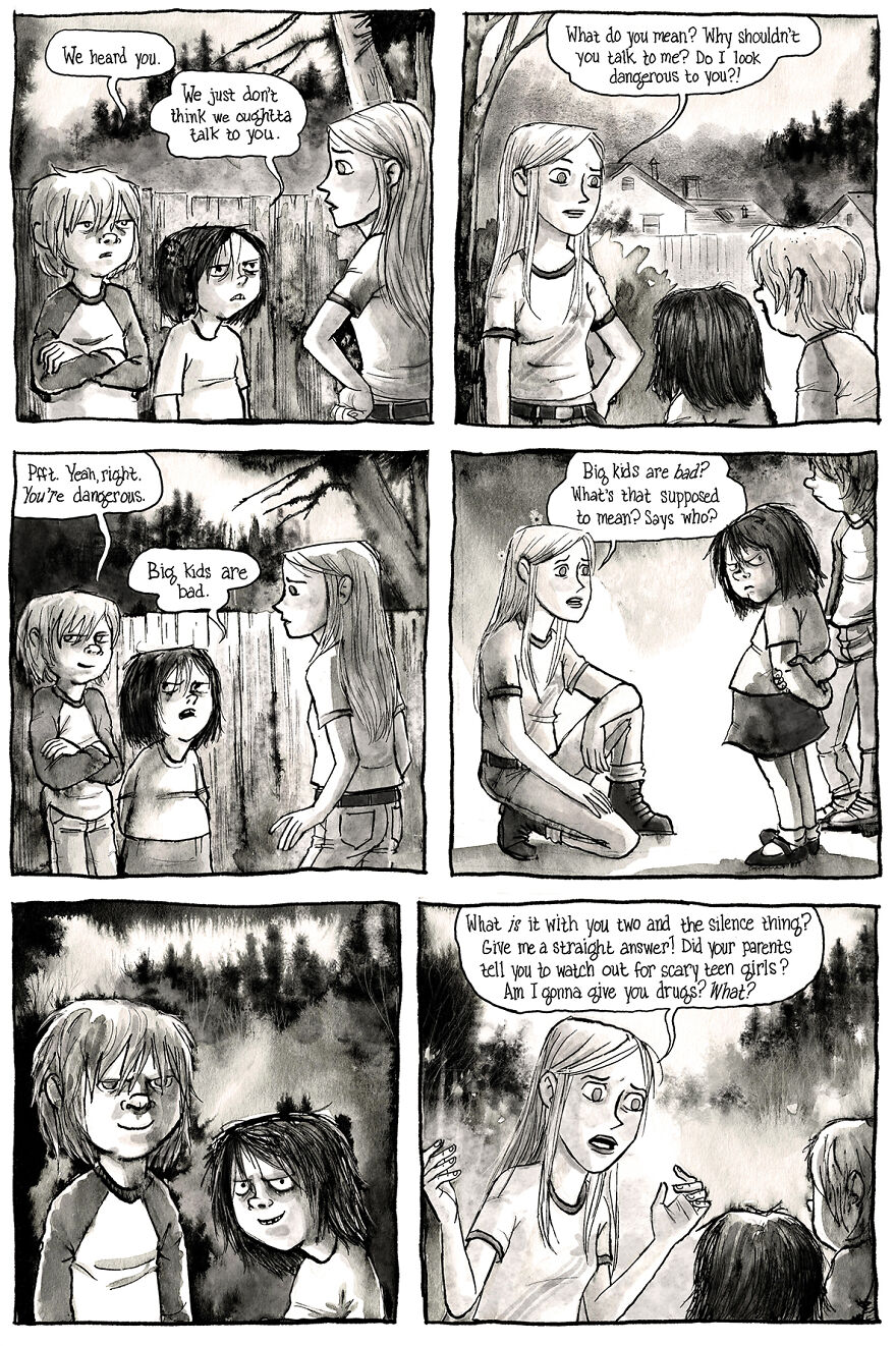 I'm Creating A Dark Comic Series That's Full Of Creepy Small-Town Secrets (Part 2 Of My Horror Webcomic) I'm Creating A Dark Comic Series That's Full Of Creepy Small-Town Secrets (Part 2 Of My Horror Webcomic)