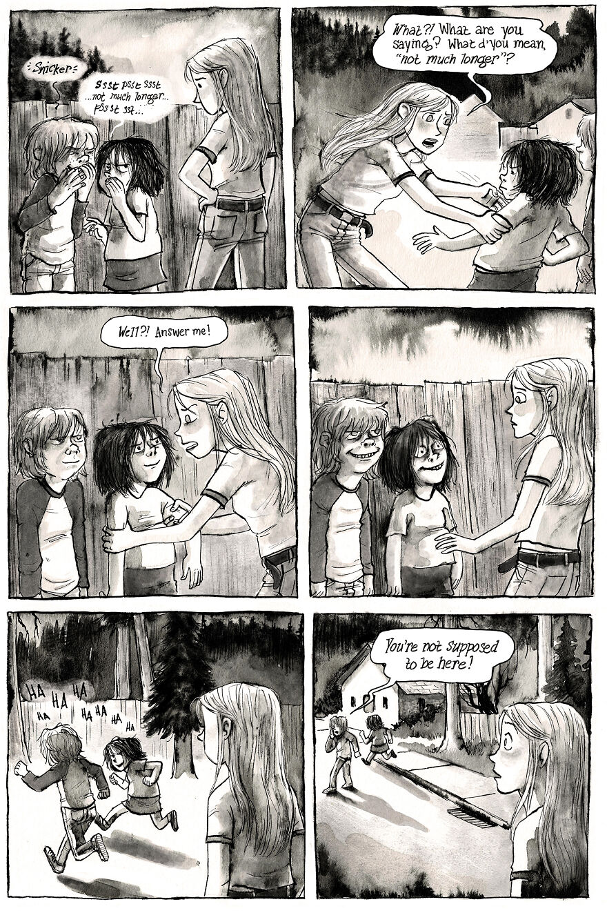 I'm Creating A Dark Comic Series That's Full Of Creepy Small-Town Secrets (Part 2 Of My Horror Webcomic)