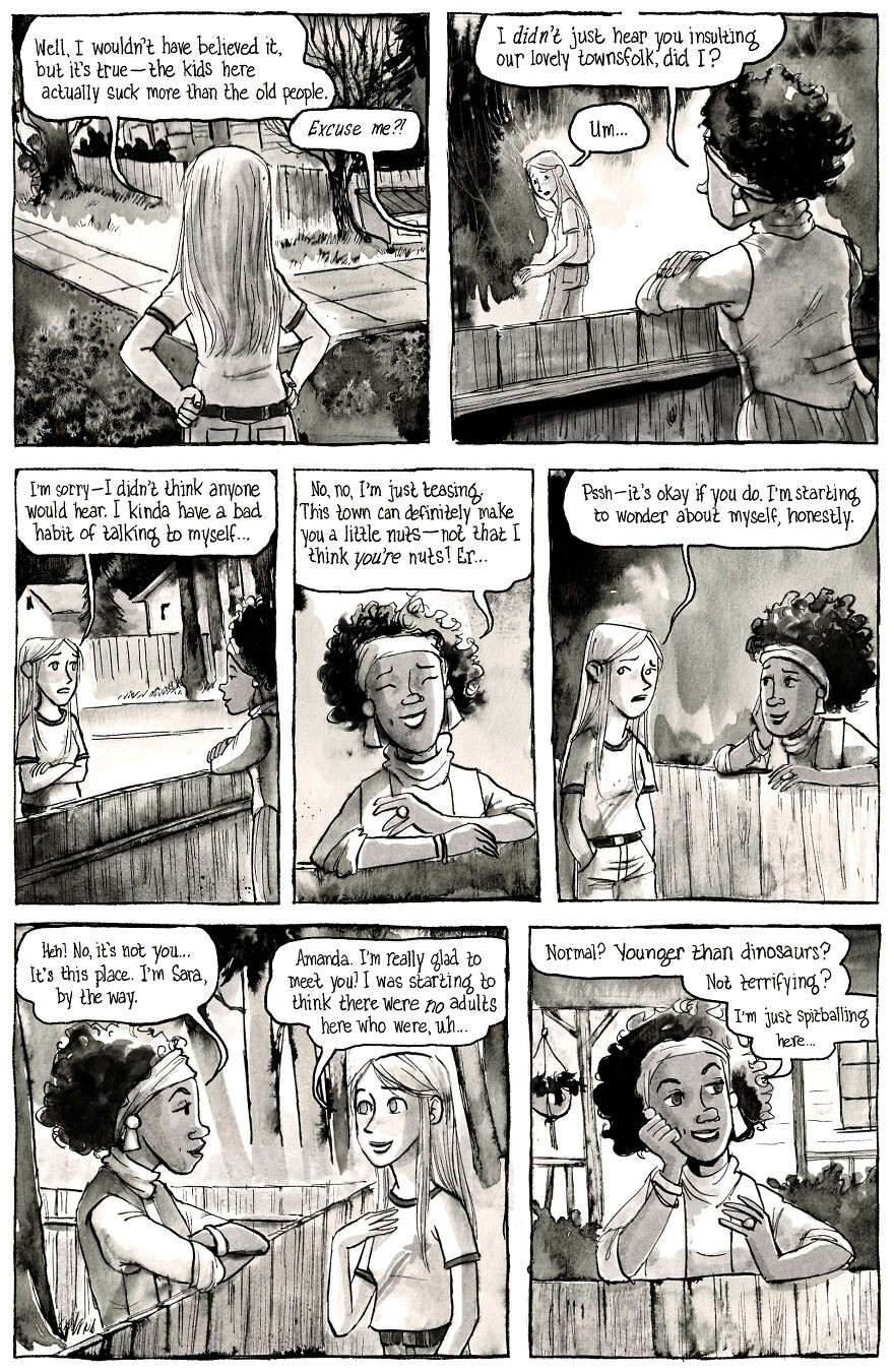 I'm Creating A Dark Comic Series That's Full Of Creepy Small-Town Secrets (Part 2 Of My Horror Webcomic)