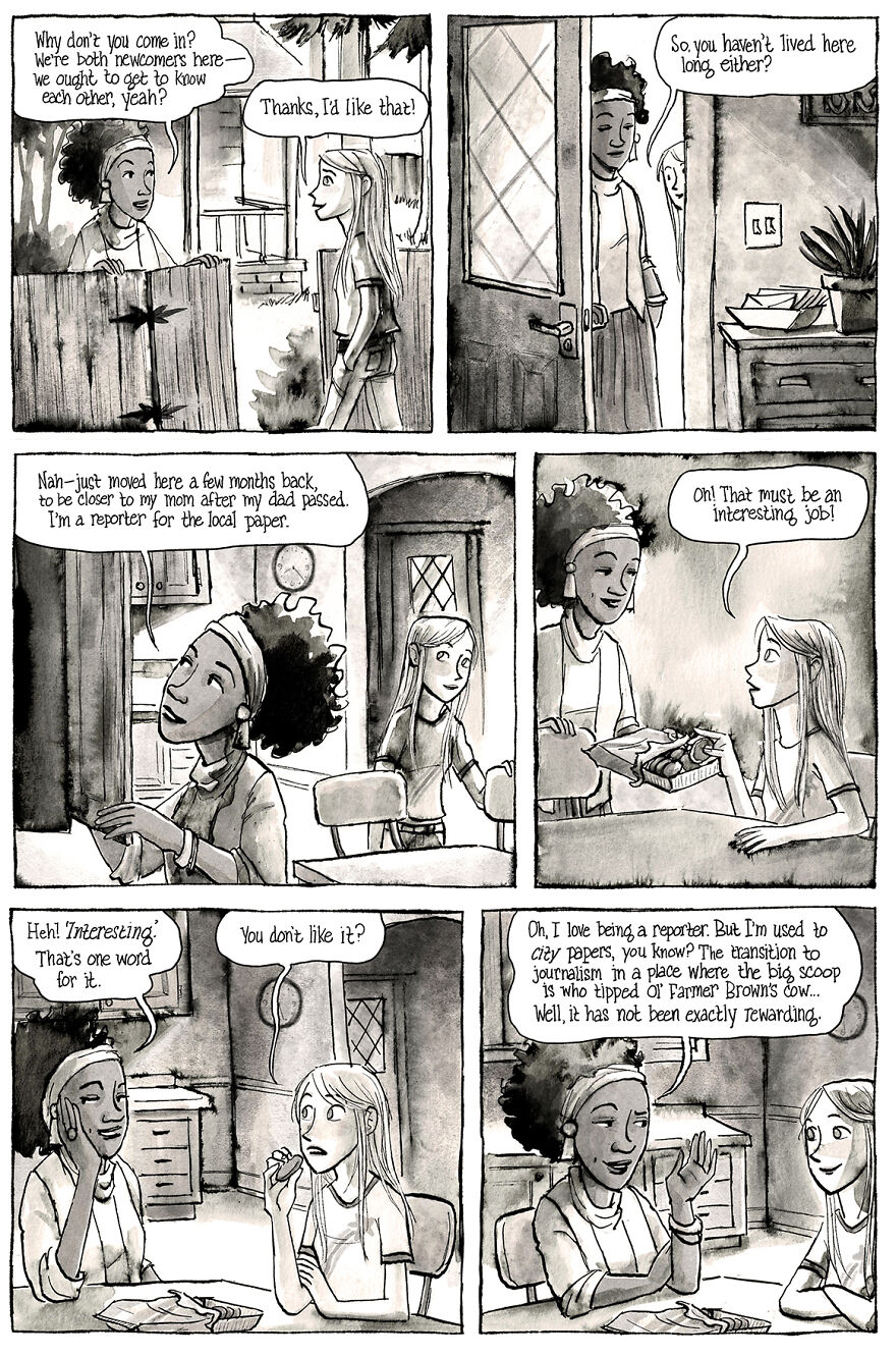 I'm Creating A Dark Comic Series That's Full Of Creepy Small-Town Secrets (Part 2 Of My Horror Webcomic)