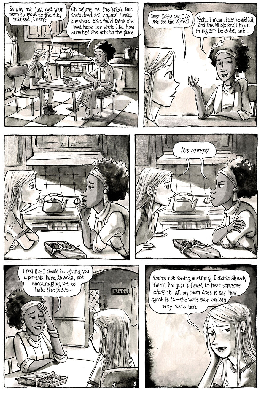 I'm Creating A Dark Comic Series That's Full Of Creepy Small-Town Secrets (Part 2 Of My Horror Webcomic) I'm Creating A Dark Comic Series That's Full Of Creepy Small-Town Secrets (Part 2 Of My Horror Webcomic)