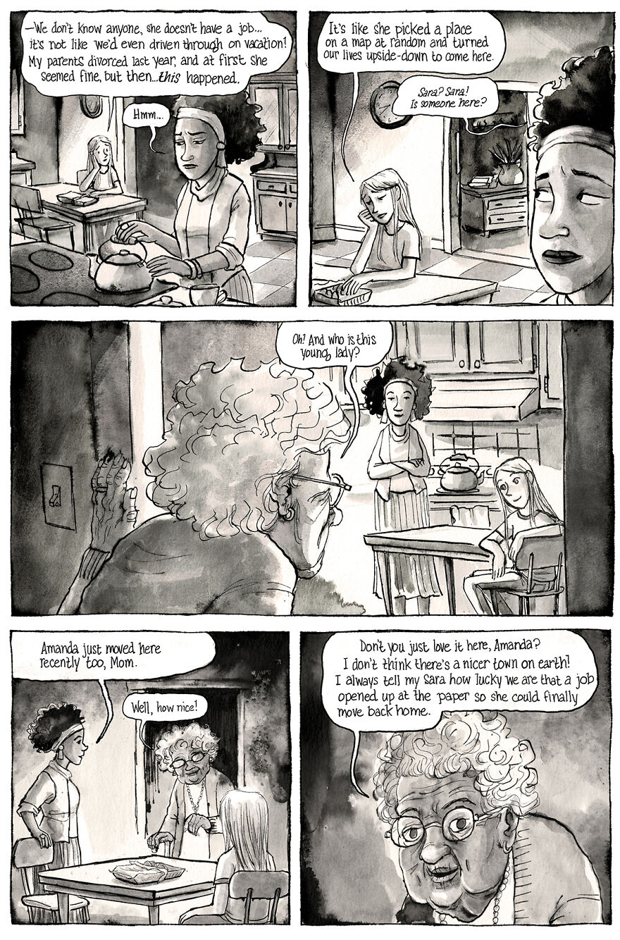 I'm Creating A Dark Comic Series That's Full Of Creepy Small-Town Secrets (Part 2 Of My Horror Webcomic) I'm Creating A Dark Comic Series That's Full Of Creepy Small-Town Secrets (Part 2 Of My Horror Webcomic)