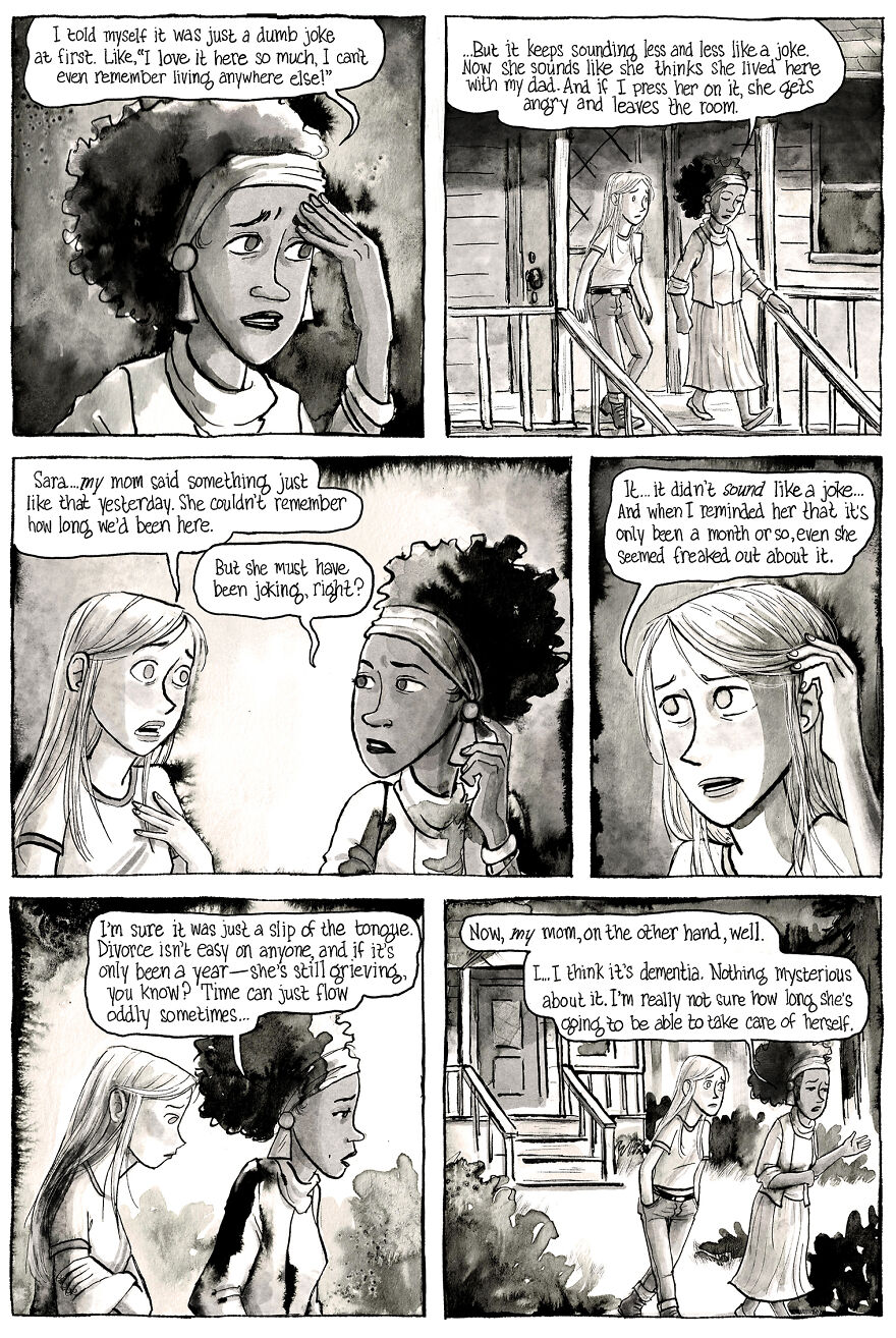 I'm Creating A Dark Comic Series That's Full Of Creepy Small-Town Secrets (Part 2 Of My Horror Webcomic) I'm Creating A Dark Comic Series That's Full Of Creepy Small-Town Secrets (Part 2 Of My Horror Webcomic)