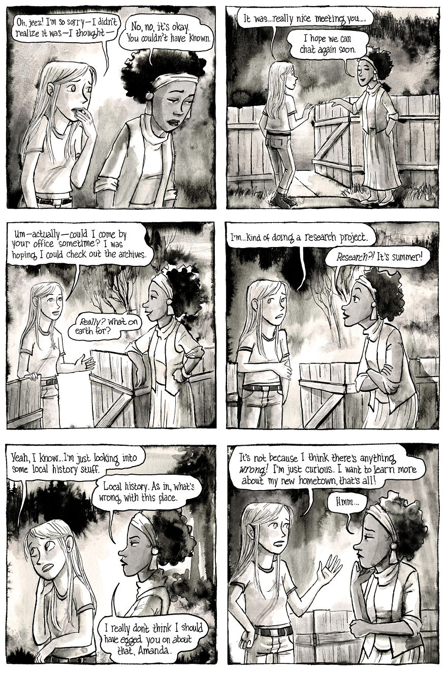 I'm Creating A Dark Comic Series That's Full Of Creepy Small-Town Secrets (Part 2 Of My Horror Webcomic)