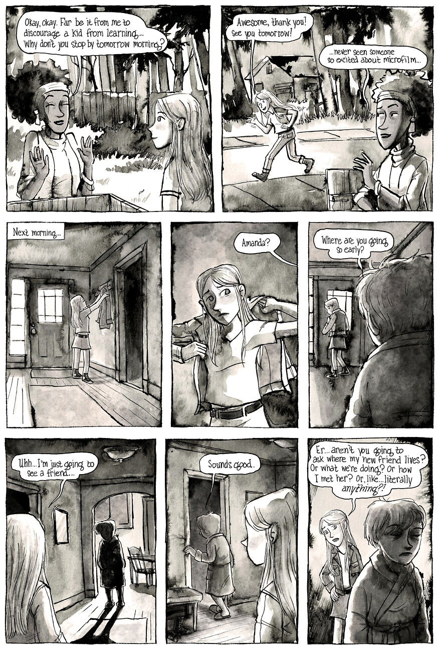 I'm Creating A Dark Comic Series That's Full Of Creepy Small-Town Secrets (Part 2 Of My Horror Webcomic) I'm Creating A Dark Comic Series That's Full Of Creepy Small-Town Secrets (Part 2 Of My Horror Webcomic)