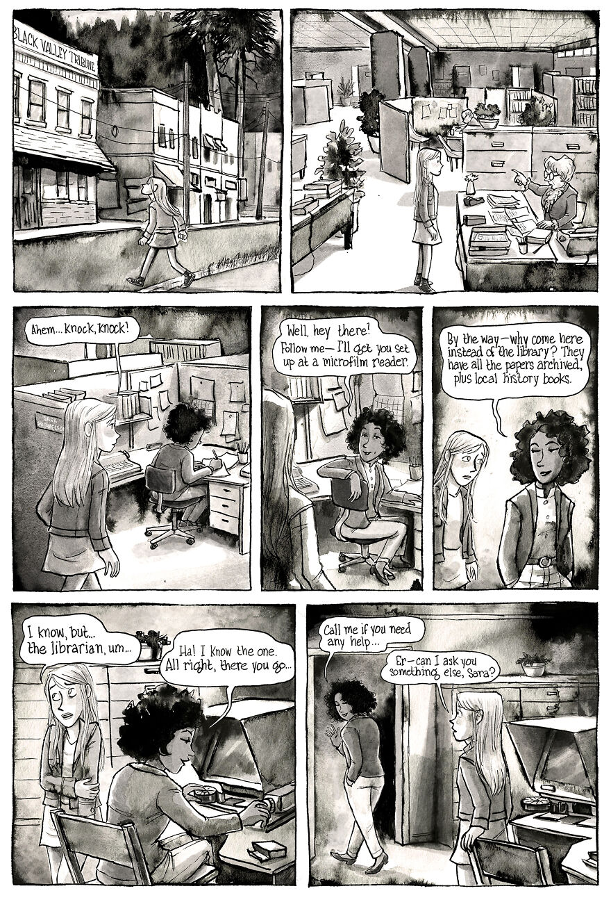 I'm Creating A Dark Comic Series That's Full Of Creepy Small-Town Secrets (Part 2 Of My Horror Webcomic)