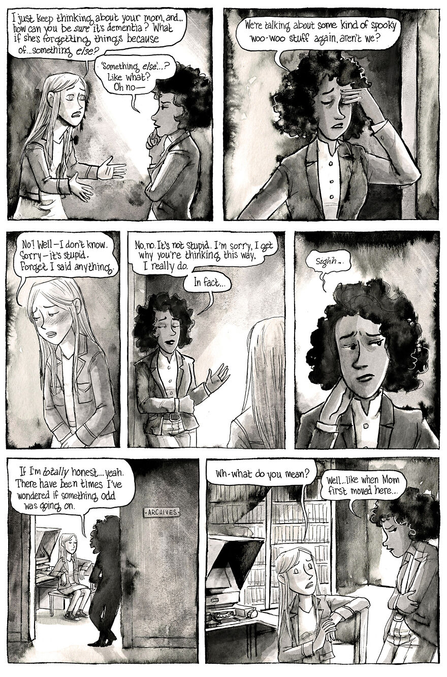 I'm Creating A Dark Comic Series That's Full Of Creepy Small-Town Secrets (Part 2 Of My Horror Webcomic) I'm Creating A Dark Comic Series That's Full Of Creepy Small-Town Secrets (Part 2 Of My Horror Webcomic)