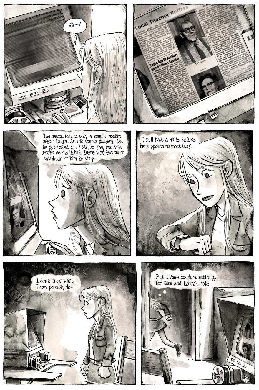 I'm Creating A Dark Comic Series That's Full Of Creepy Small-Town Secrets (Part 2 Of My Horror Webcomic)