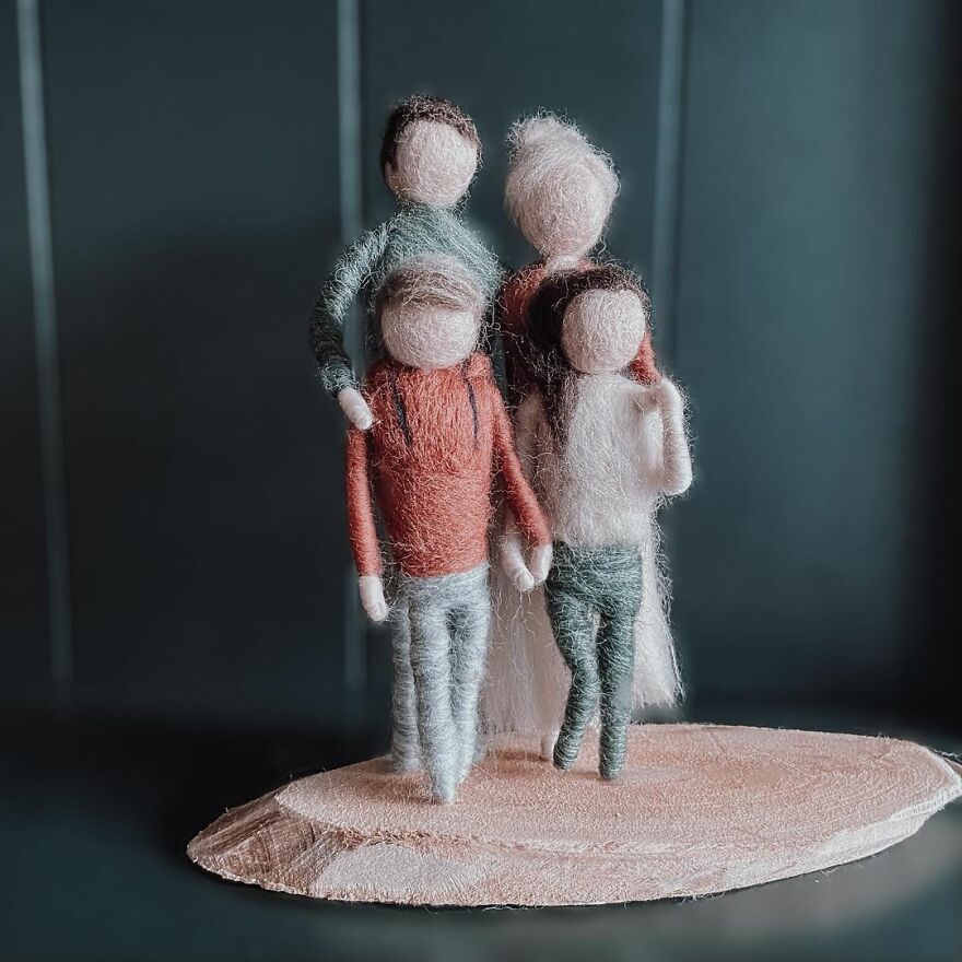 I Create Wool People For A Living