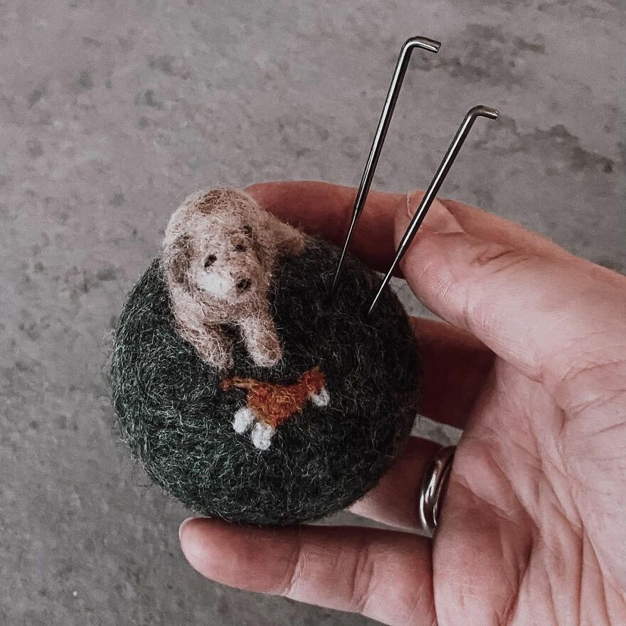 I Create Wool People For A Living