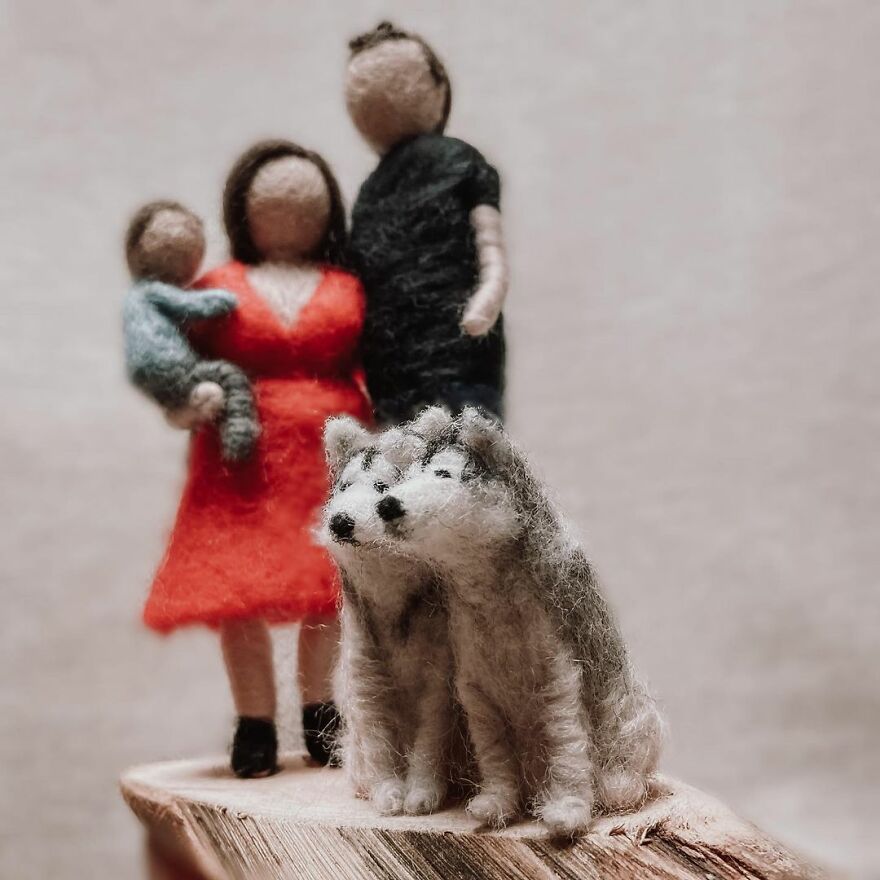 I Create Wool People For A Living