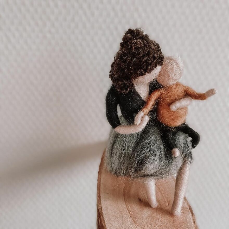 I Create Wool People For A Living