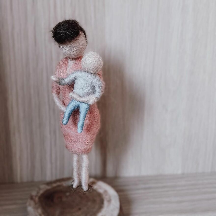 I Create Wool People For A Living