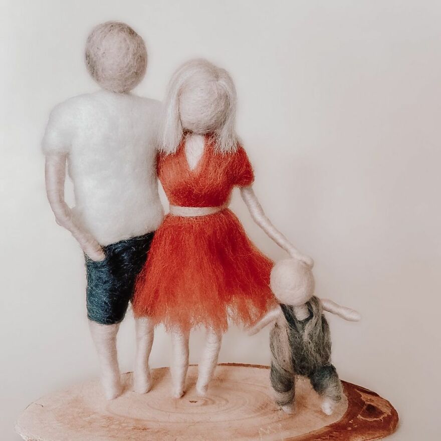 I Create Wool People For A Living