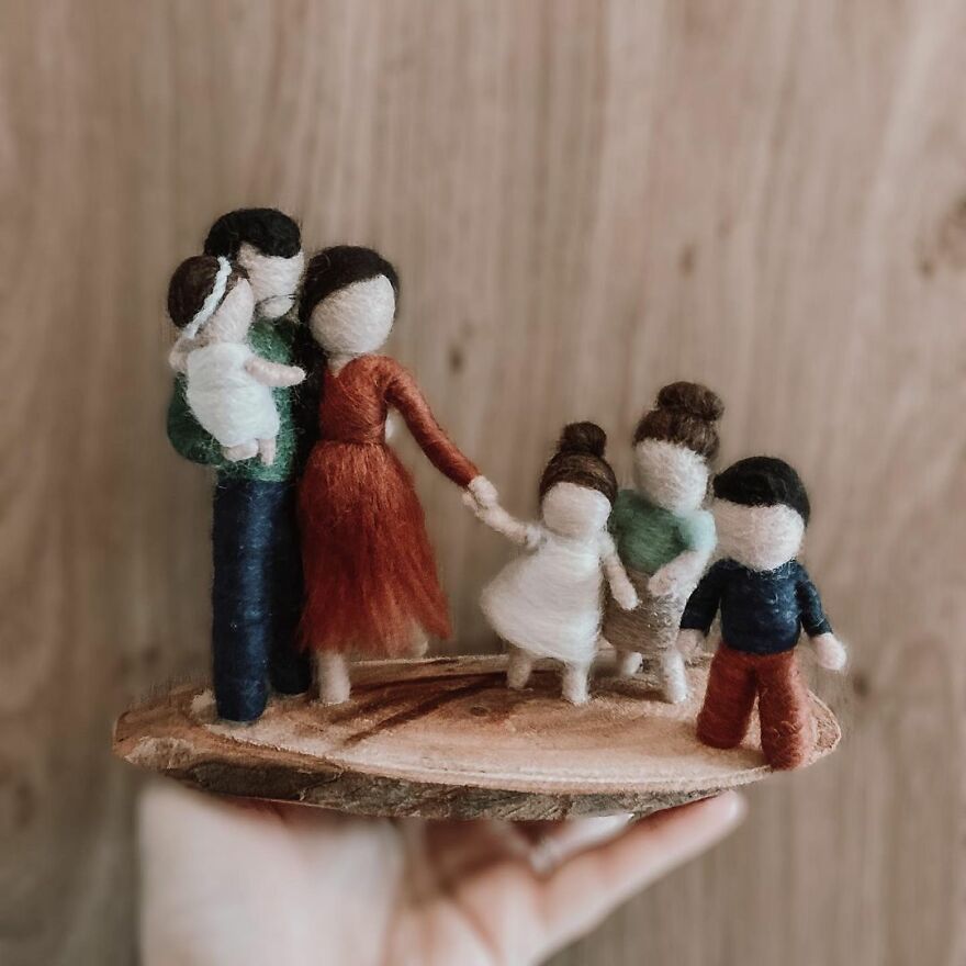 I Create Wool People For A Living