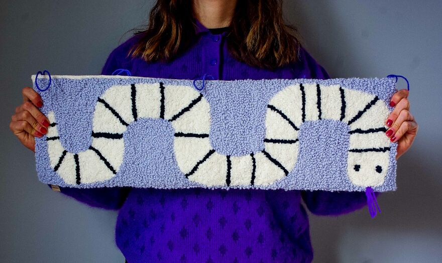 I'm A Textile Artist And I Paint With Wool