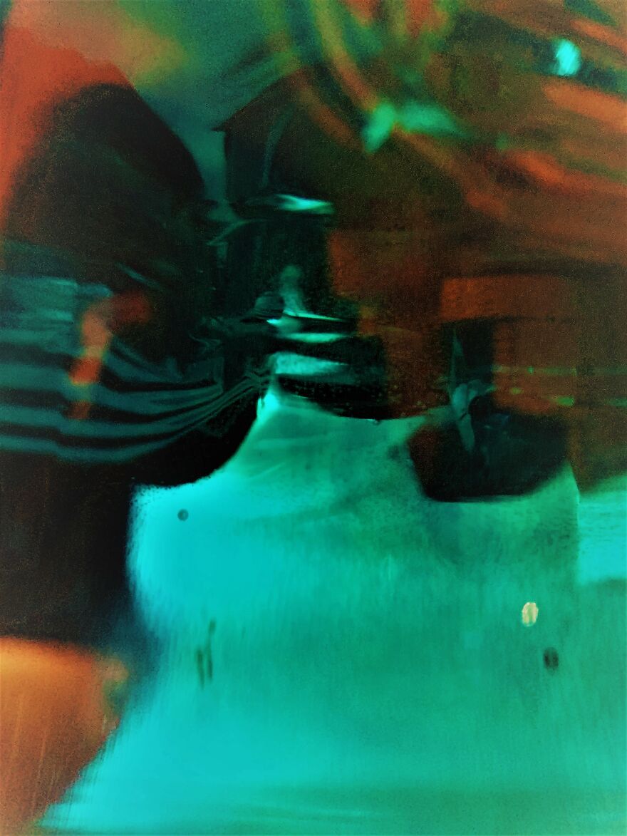 I Took A Couple Of Old Glass Bottles, Some Blue And Green Food Coloring And An iPhone And Just Started Taking Pictures. What Resulted May Just Be A Rare Peek Into A Forbidden Realm.