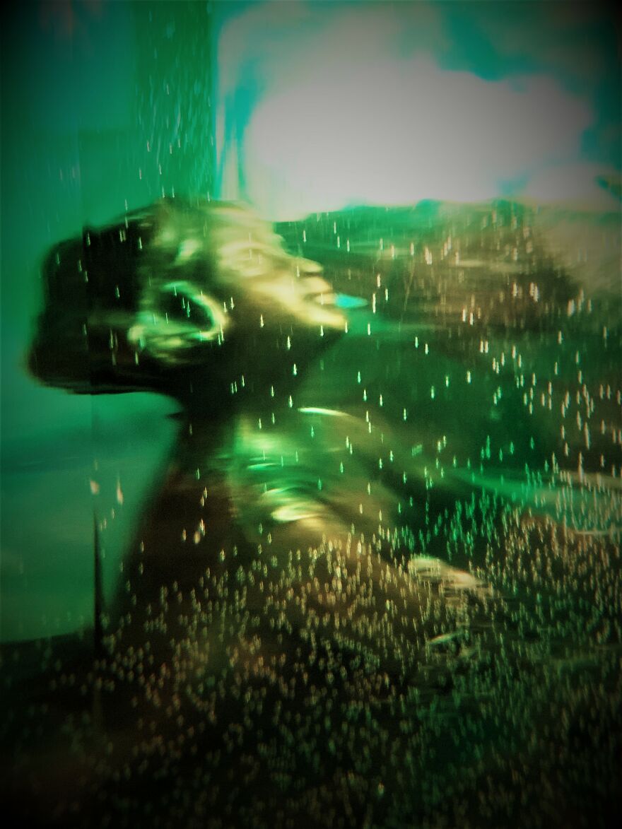 I Took A Couple Of Old Glass Bottles, Some Blue And Green Food Coloring And An iPhone And Just Started Taking Pictures. What Resulted May Just Be A Rare Peek Into A Forbidden Realm.