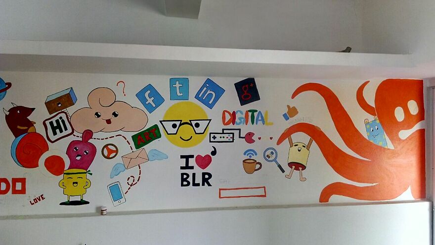 Doodling A Small Office At Bengaluru, India