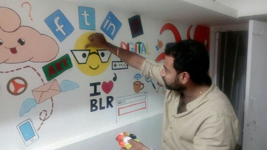 Doodling A Small Office At Bengaluru, India