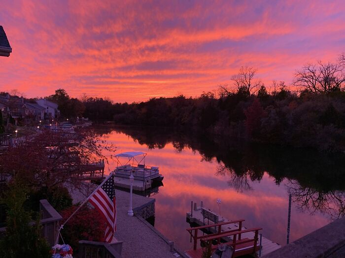 Sunset Off Our Back Deck