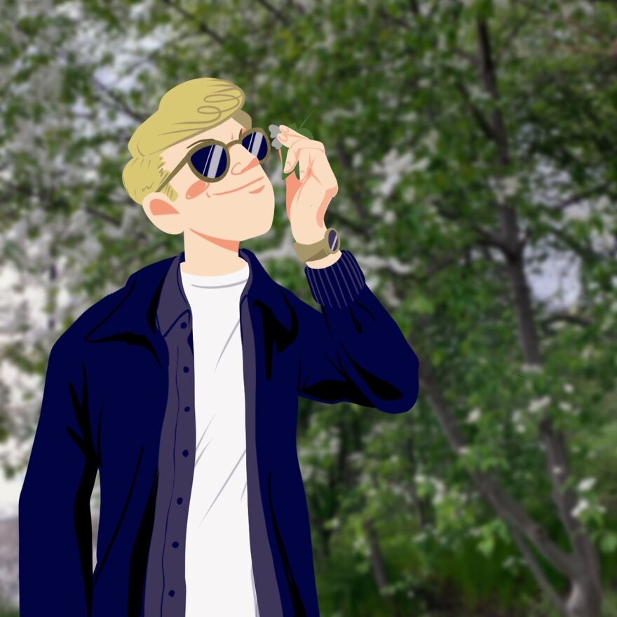 Day 51: Smelling The Flowers On Our Walk