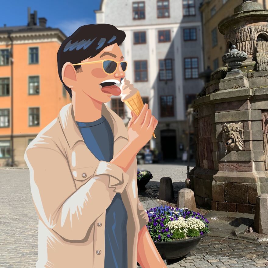 Day 53: Enjoying My First Ice Cream Cone Of The Year