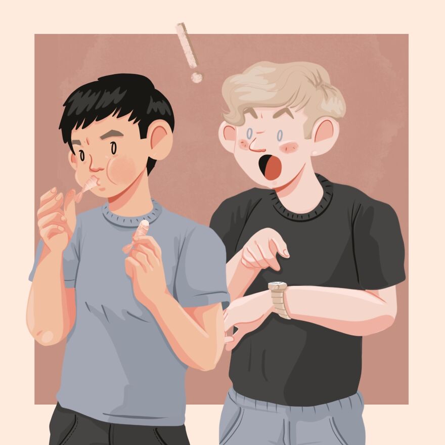 Day 65: Snacking On Shrimps Before Going Out For Dinner