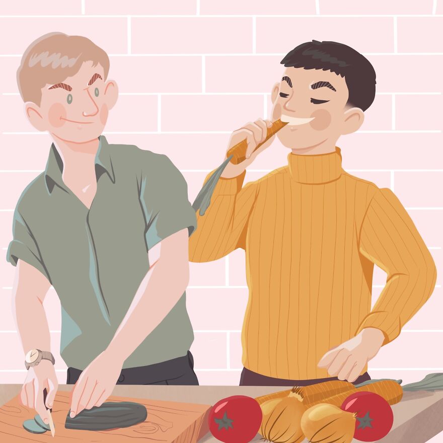 Day 90: Cooking Together